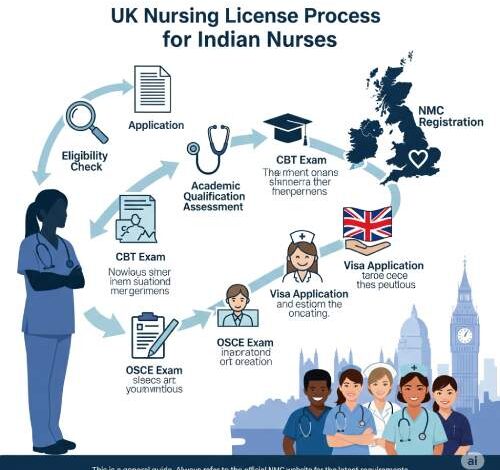 UK nursing license process